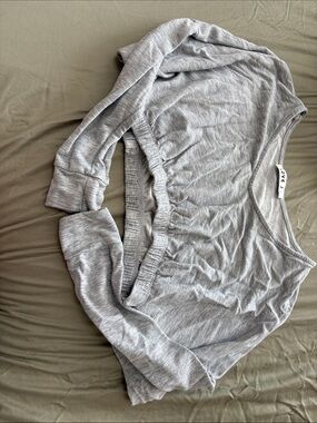 love J Gray Gathered Hem Sweatshirt